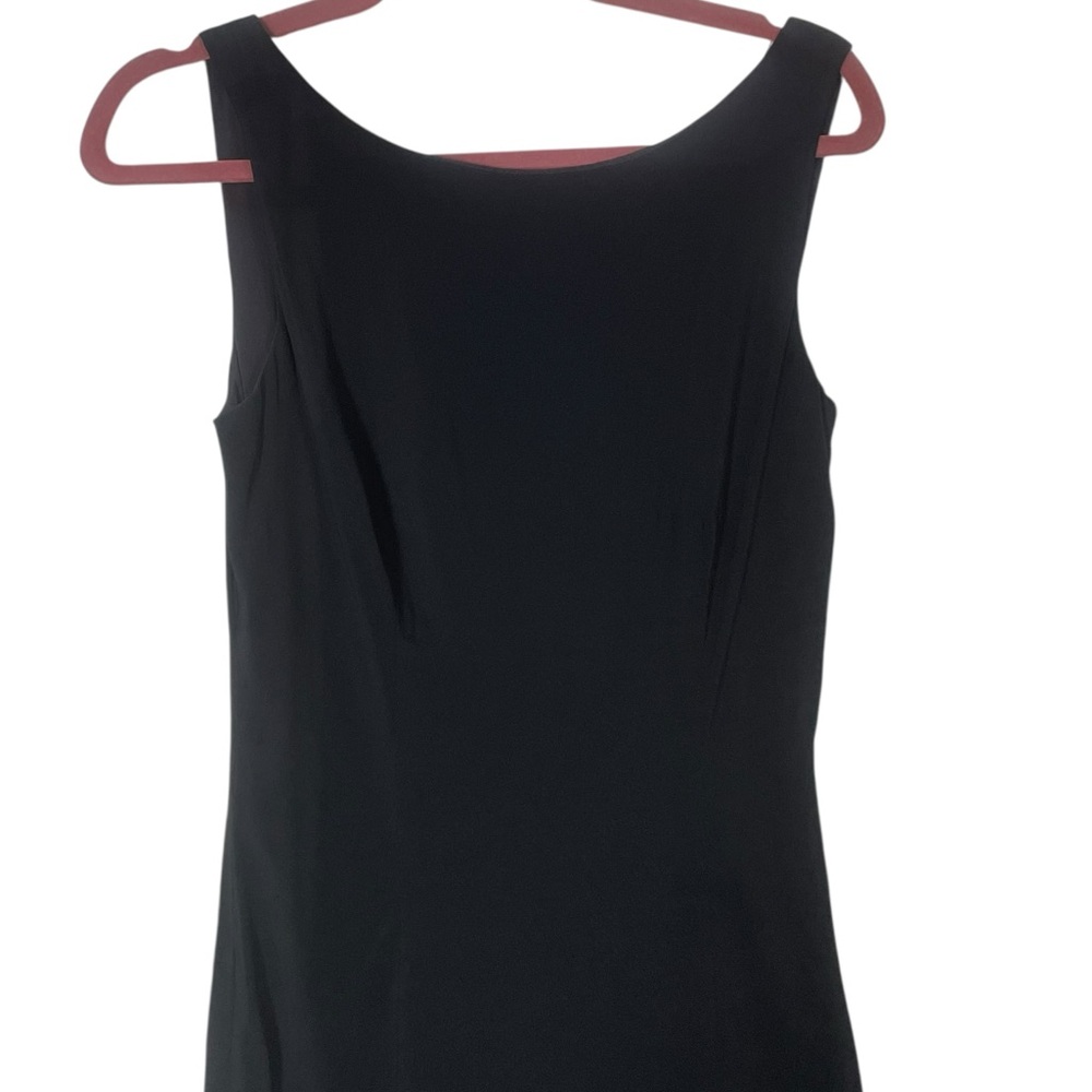 Love Moschino Black Shift Dress Drape Open Back Size ‎ 6 cocktail Party Evening - Picture 5 of 16